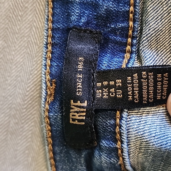 Frye Women's Midrise Skinny Jeans sz 8 - Picture 3 of 13